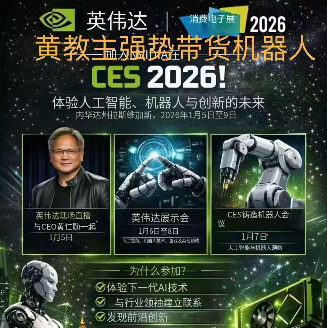 CES2026前瞻：中国机器人全产业链集体亮相智元将在CES上首次面向北美