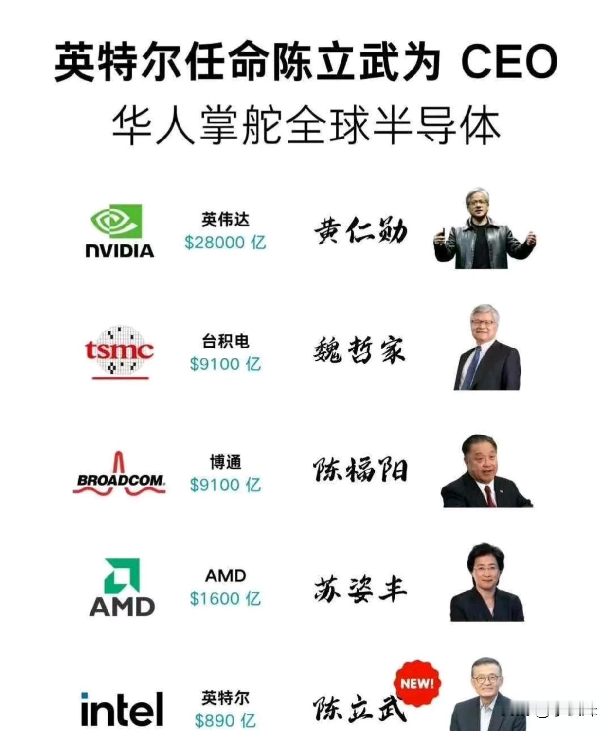 华人控制着全球的半导体？