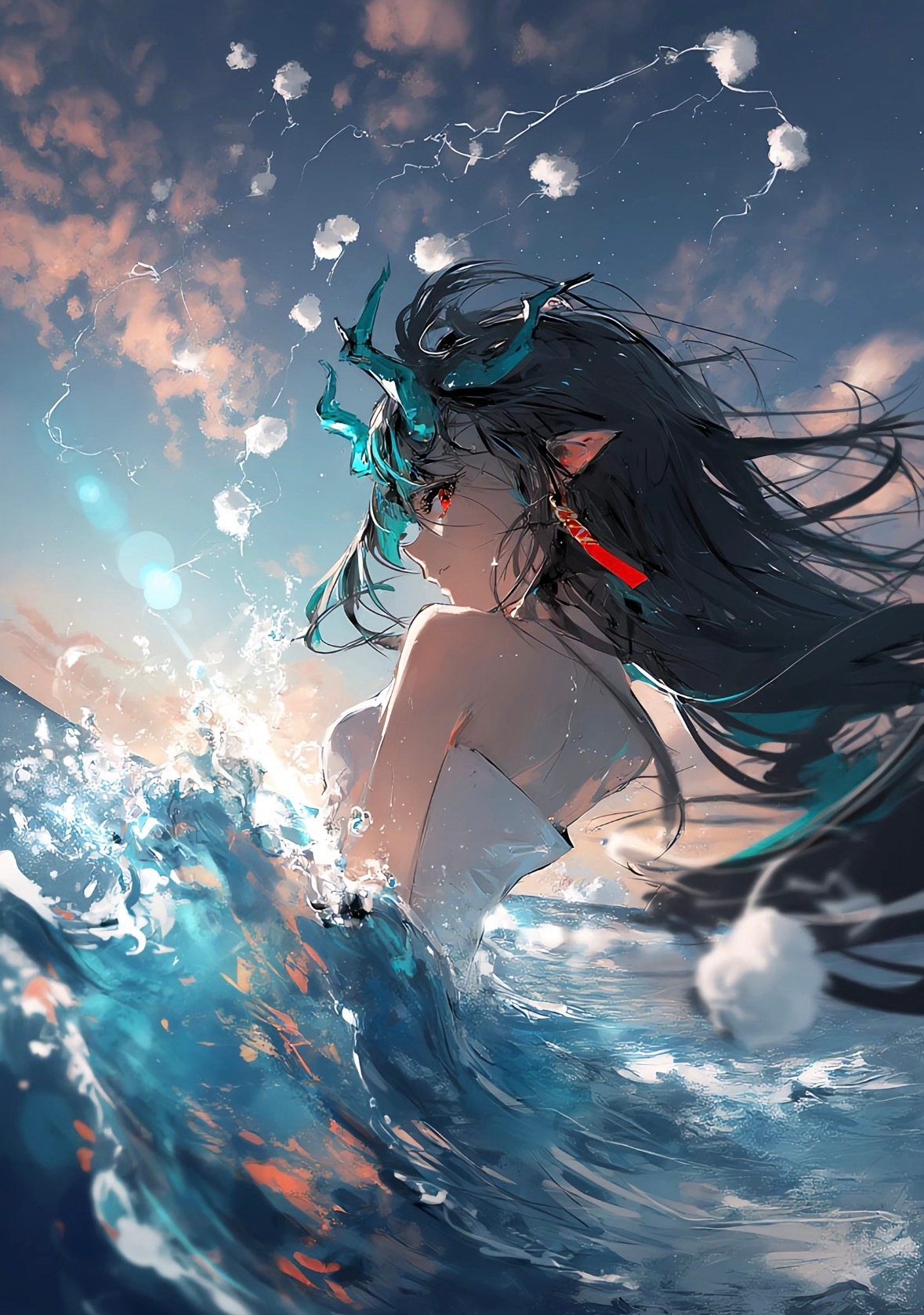 夕🌊星藏点雪，月隐晦明，拙山枯水大江行！动漫点评团马年画力全开明日方舟