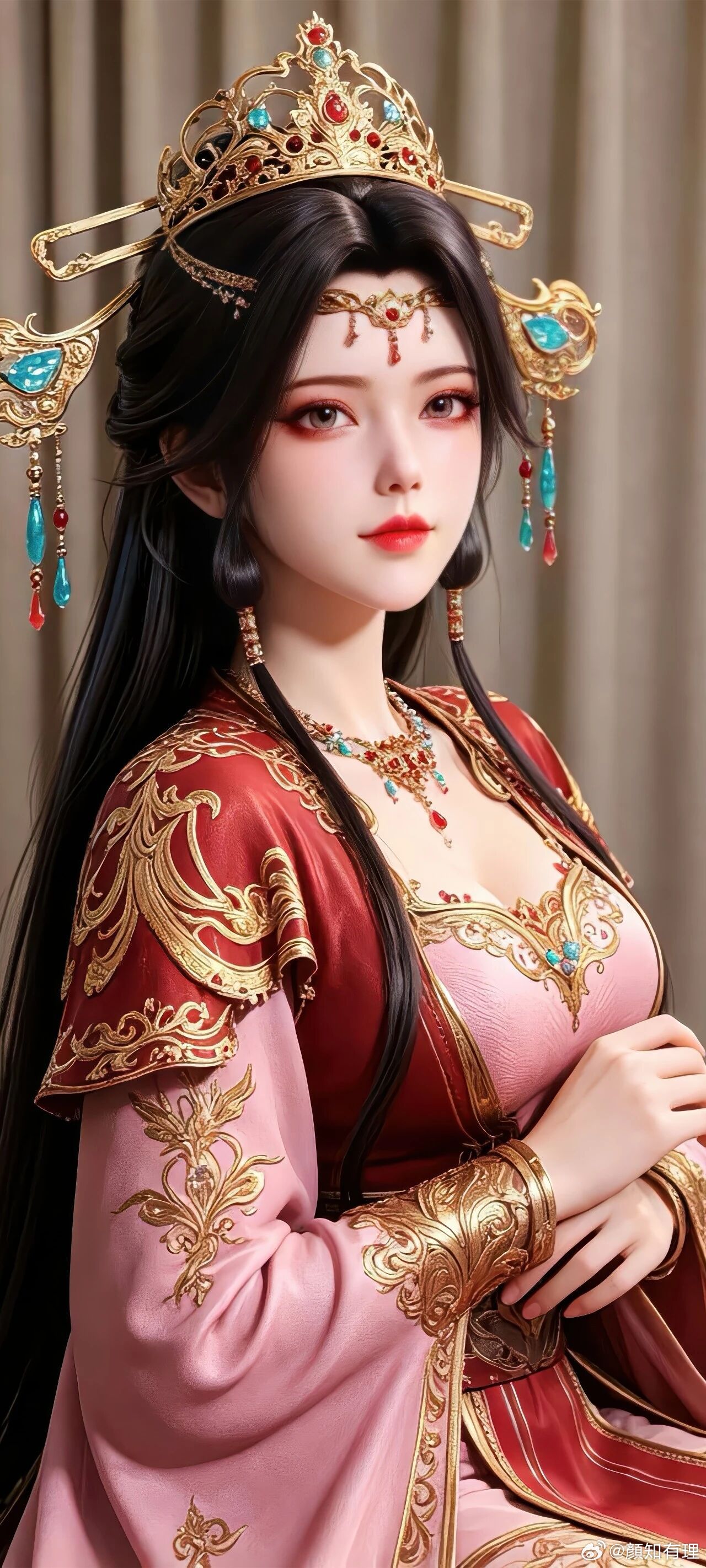【牧神记】灵毓秀宫廷装唯美壁纸次元新星计划国漫动漫