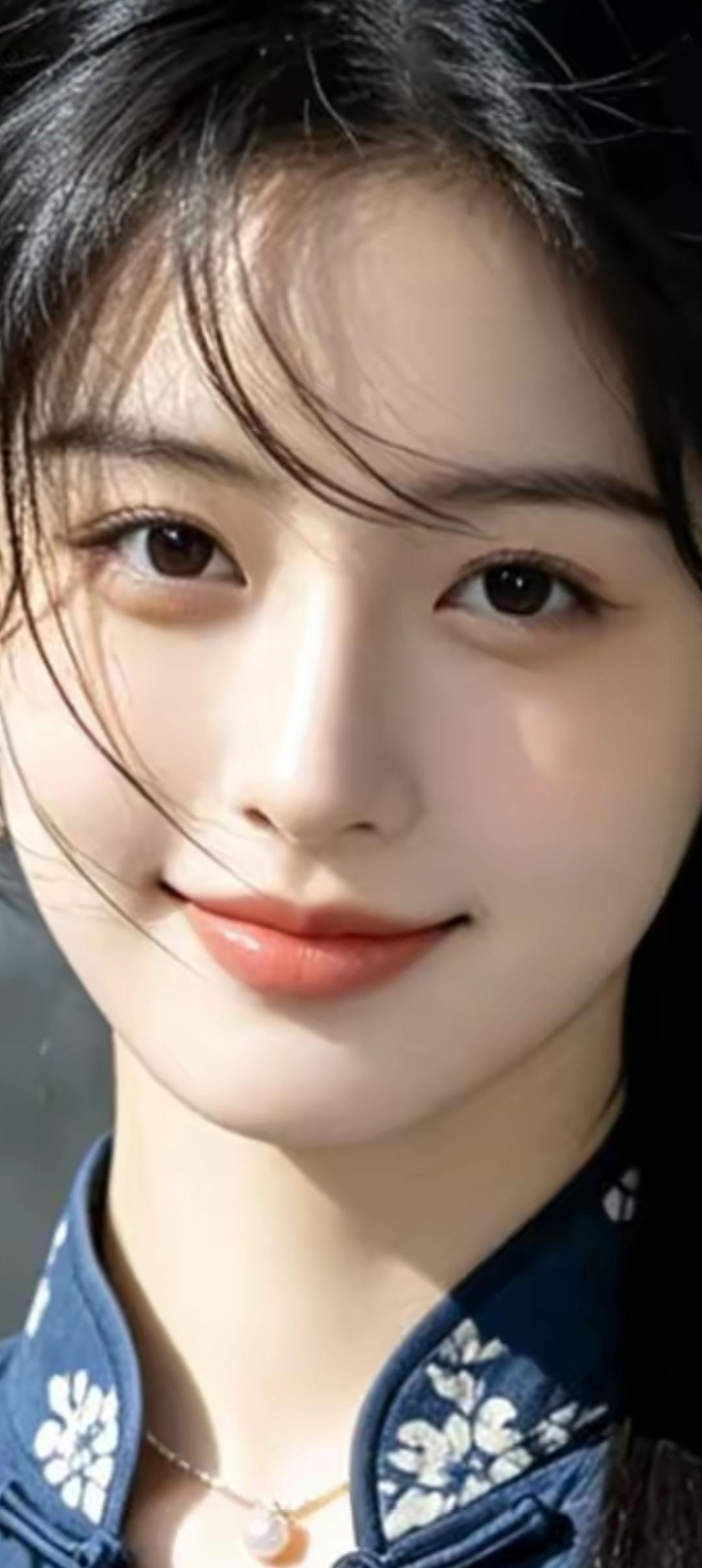 温柔甜美的微笑，古风服饰的优雅，尽显东方韵味。