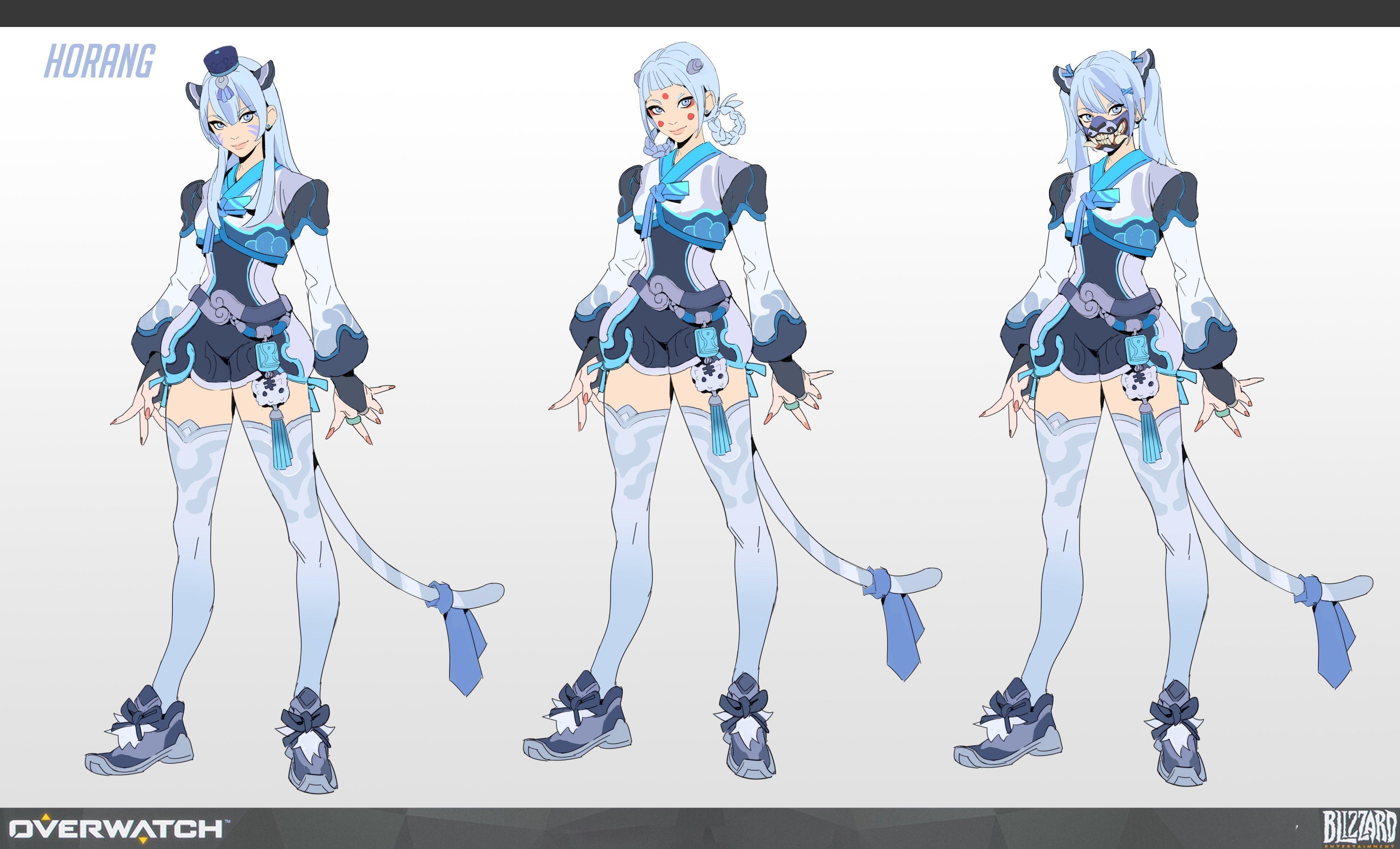 守望先锋D.Va新皮肤设计（cr:TBchoi）守望先锋​​​