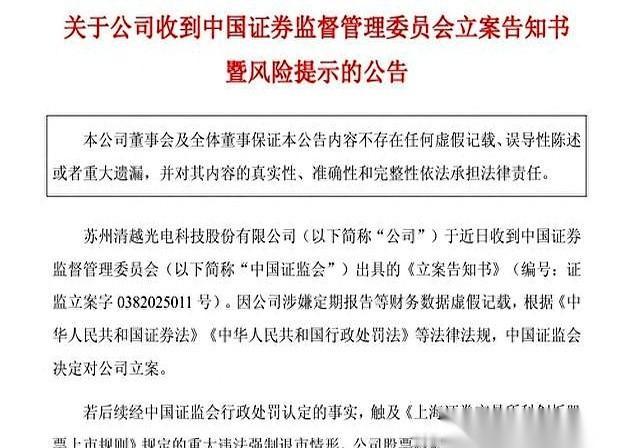 刚上市还不到一年，热乎气儿都没散呢，转头就被证监会立案了。说你财务造假。哥们