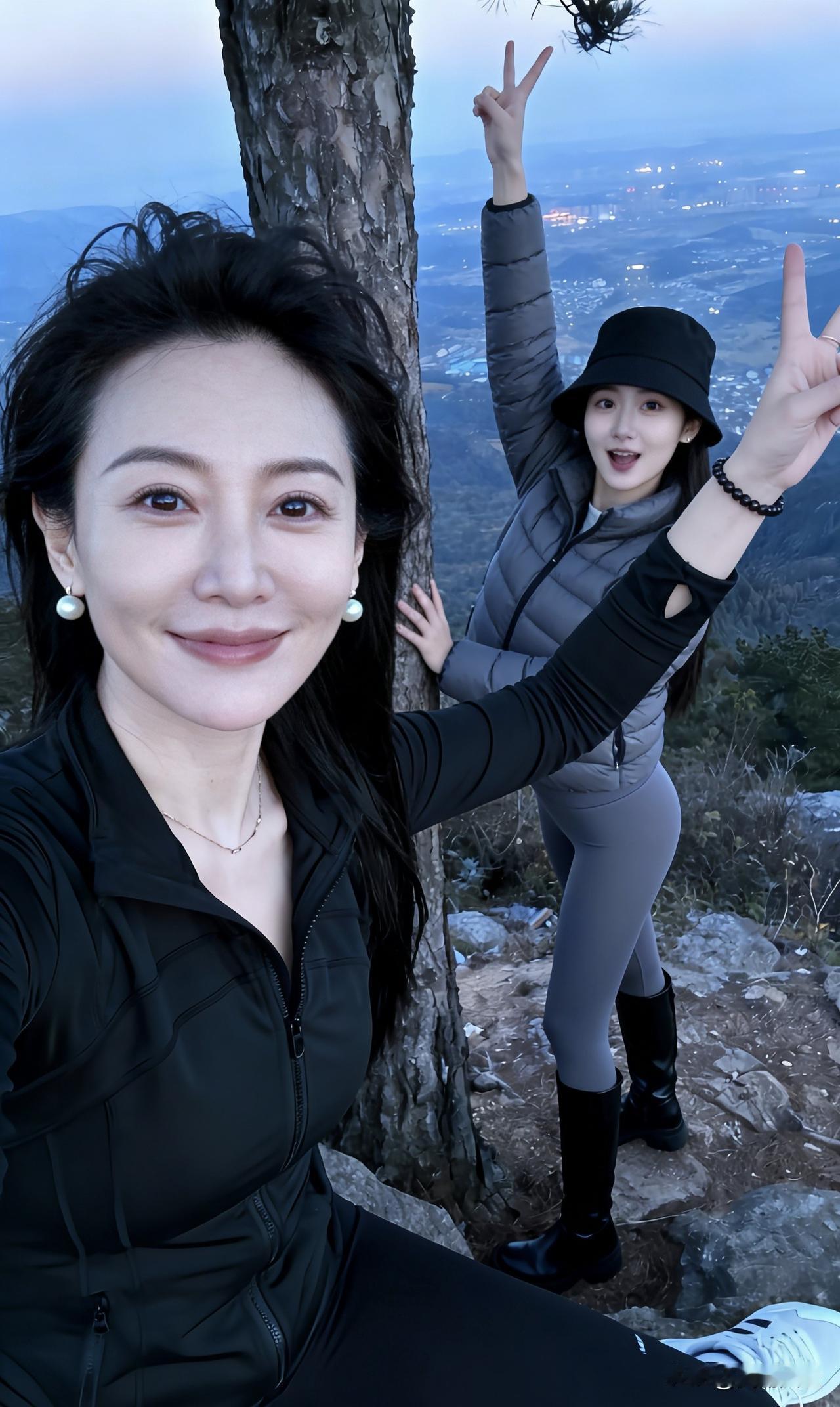 原来“远方”不过是脚下的路，和抬头就能触到的天。没有登顶的欢呼，只有喘着气的