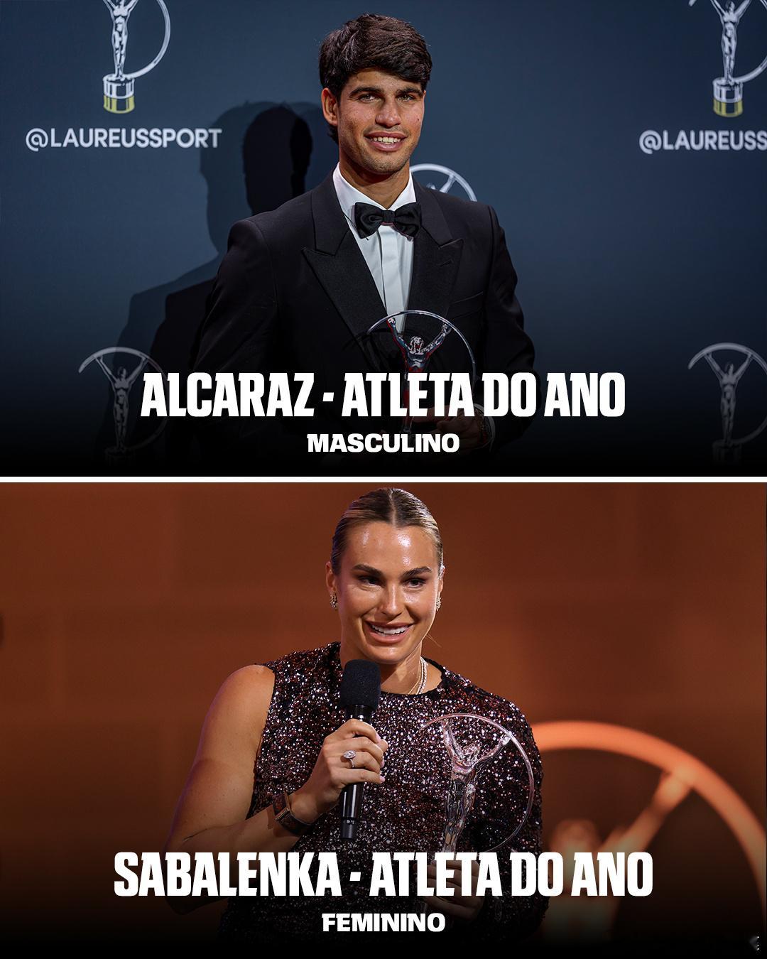 🎾网球选手获劳伦斯佳男：费德勒🇨🇭2005、2006、2007、2008、