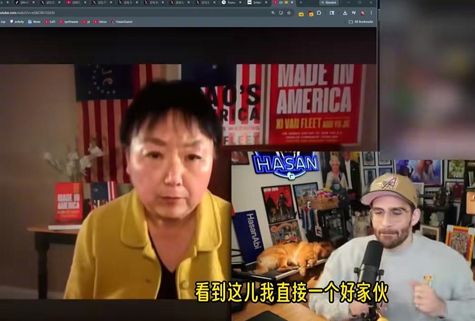 美国年轻人被媒体指责搞中国至上，让海外高华破防起因是美国大网红到了中国旅游之