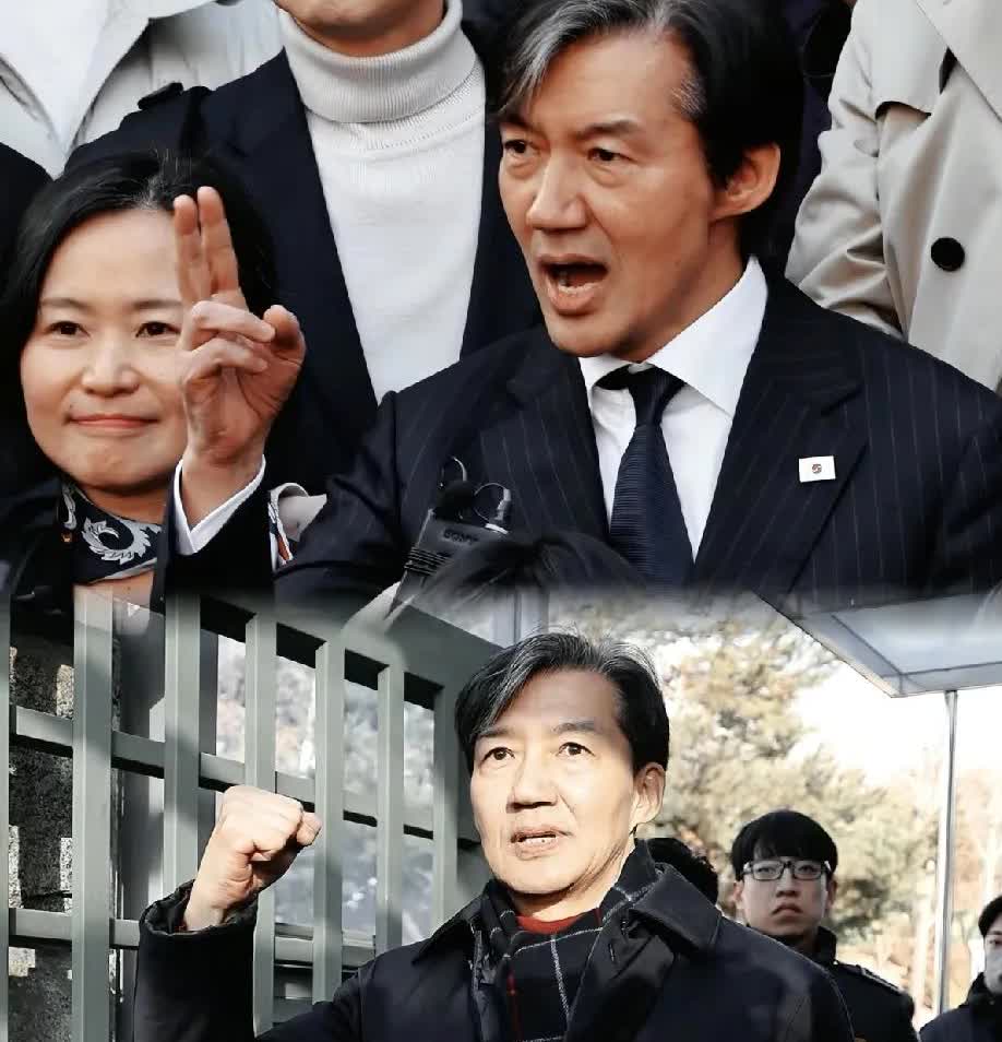 韩国最帅大统领曹国被赦免出狱了！第一眼没仔细看还以为是王阳在拍韩剧呢！果然是颜值