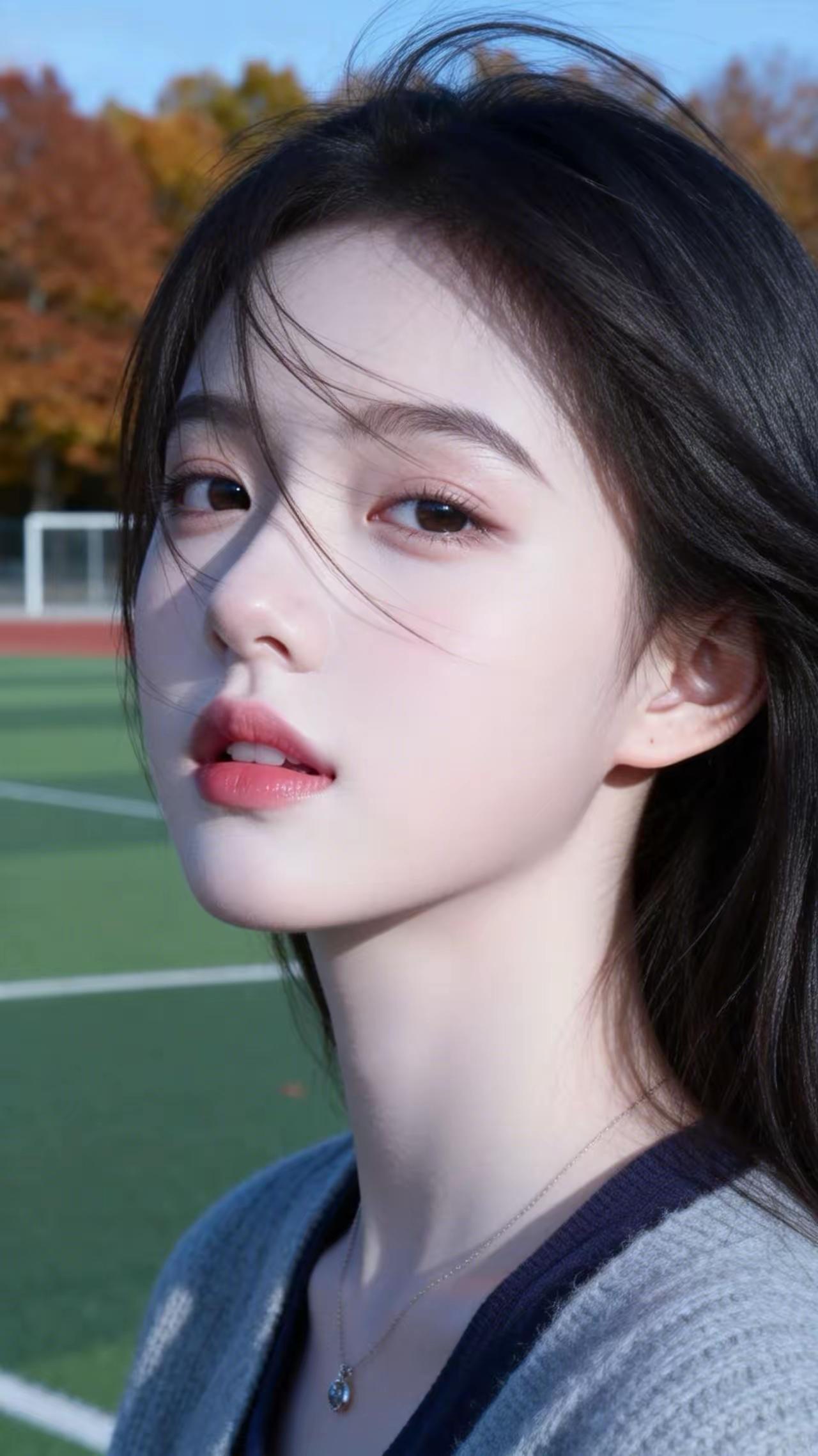 治愈系的纯净美少女，就像生活里的一抹亮色。每一次约会，你的笑容比晴空还耀眼，每一