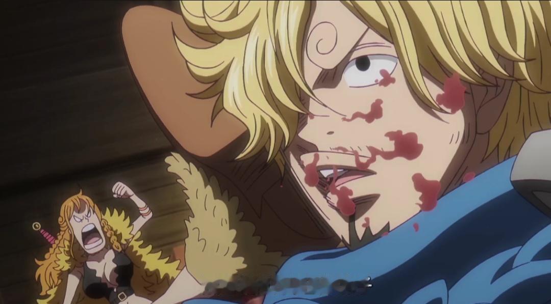 海贼王1158话动画更新！山治太色了，看到双面镜。就想要装到女生的房子里。