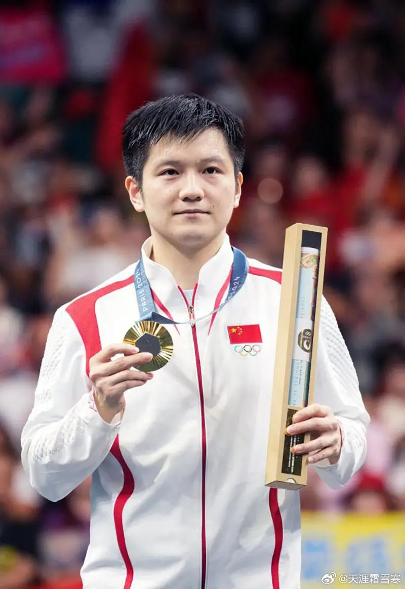 樊振东到目前为止的职业生涯成绩：奥运会2024年巴黎奥运会男子单打金牌2021年