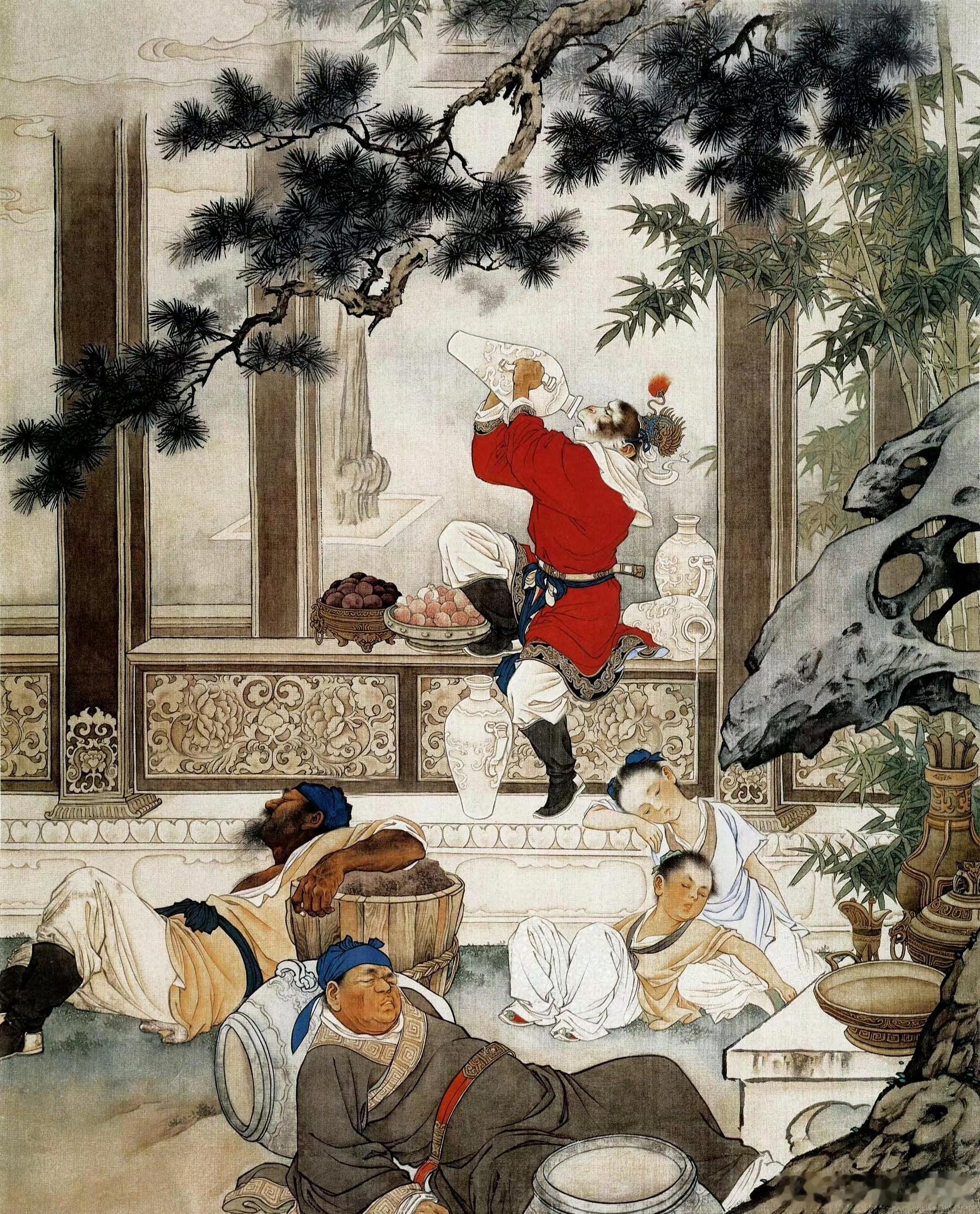 1956年，刘继卣大师创作的《大闹天宫》这是80后的集体回忆，堪称工笔画巅峰之作