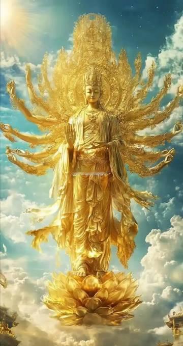 千手观音菩萨，你的守护神​​​，保佑你平安喜乐！​​​