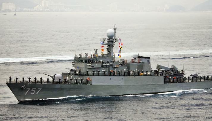 韩国“浦项”级护卫舰“浦项”级护卫舰是韩国于20世纪80年代研制的轻型护卫舰，一