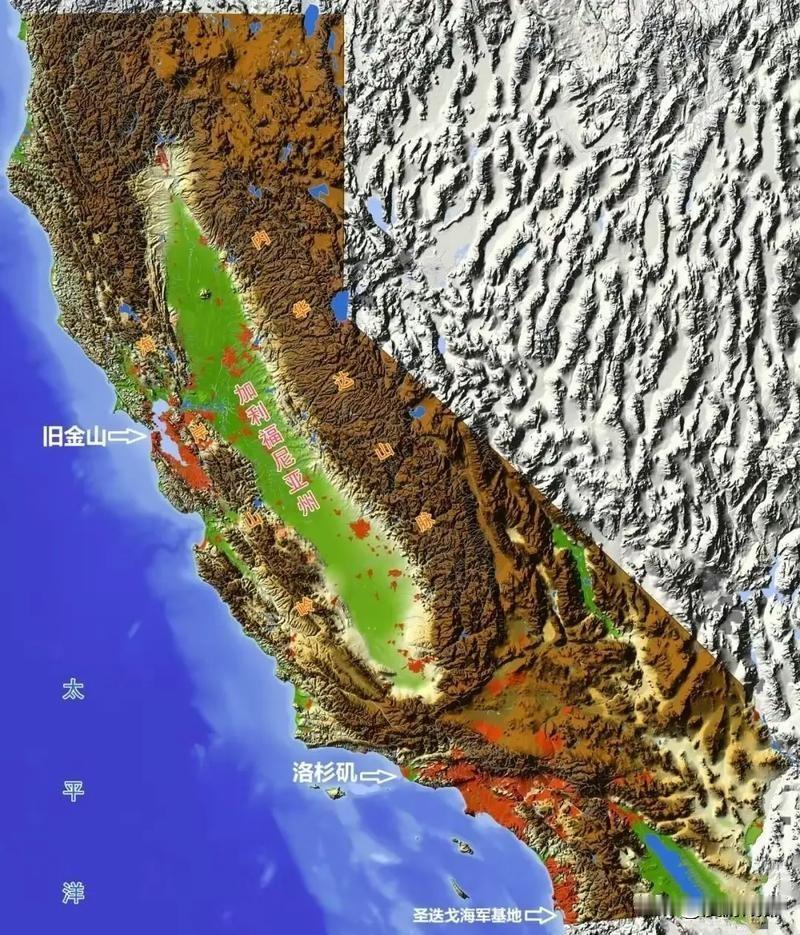 美国最强大的州-加利福尼亚州有多富？加利福尼亚州简称加州，位于美国西海岸，面积