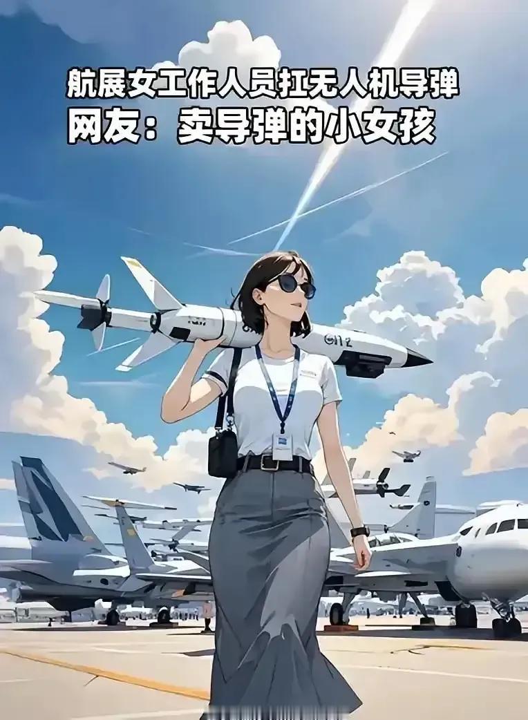 今天母亲节愿卖导弹的小女孩卖歼十的小女孩节日快乐哈虽然导弹和飞机没有卖出