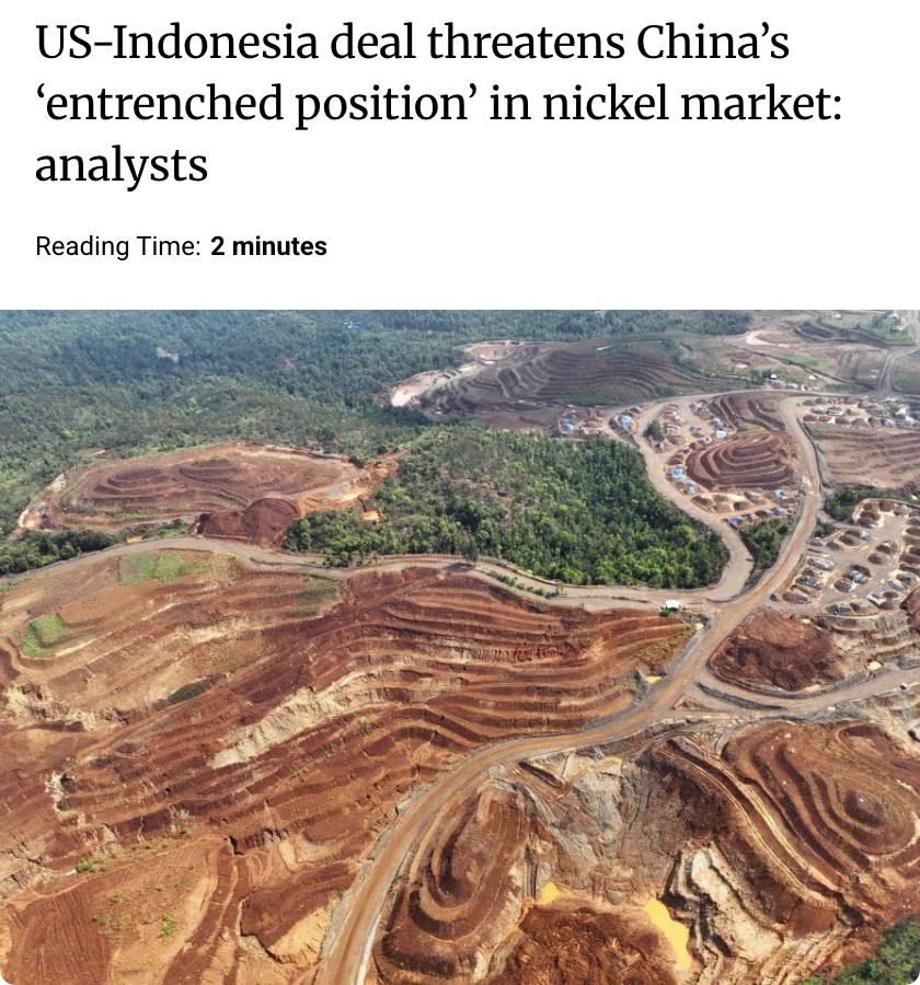 外媒：美国与印度尼西亚正式签署协议，美方将获得印尼工业大宗商品的无限制准入，分析