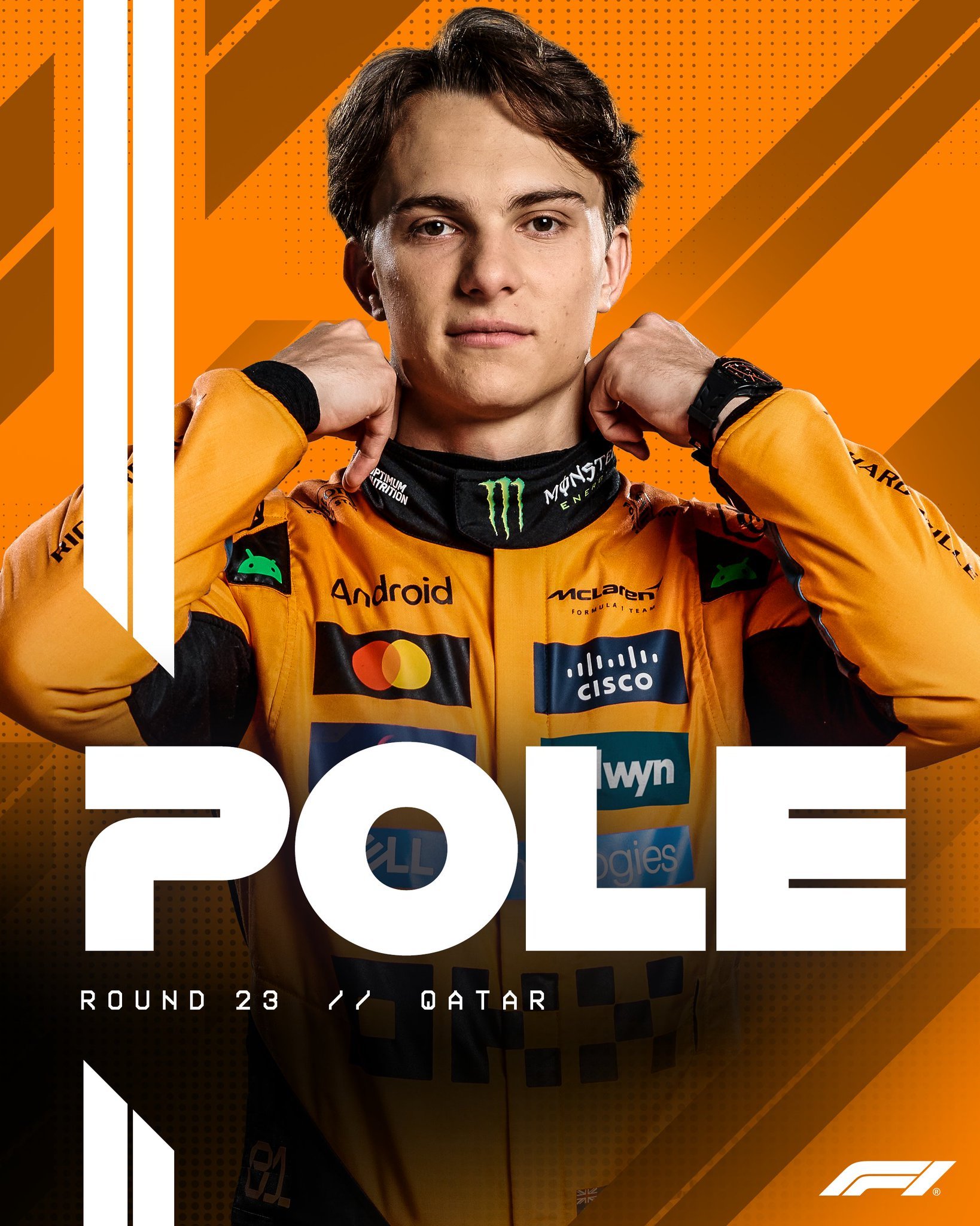 NB！皮亚斯里击败诺里斯夺得F1卡塔尔站杆位！维斯塔潘P3！正赛的发车绝对精彩！