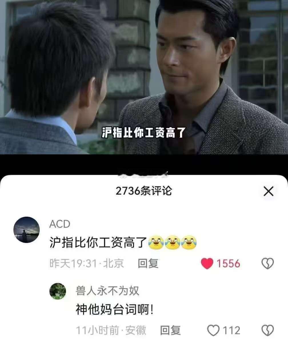 沪指比你工资高了!