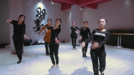 单色舞蹈中国舞《落花》教学视频-完整版示范