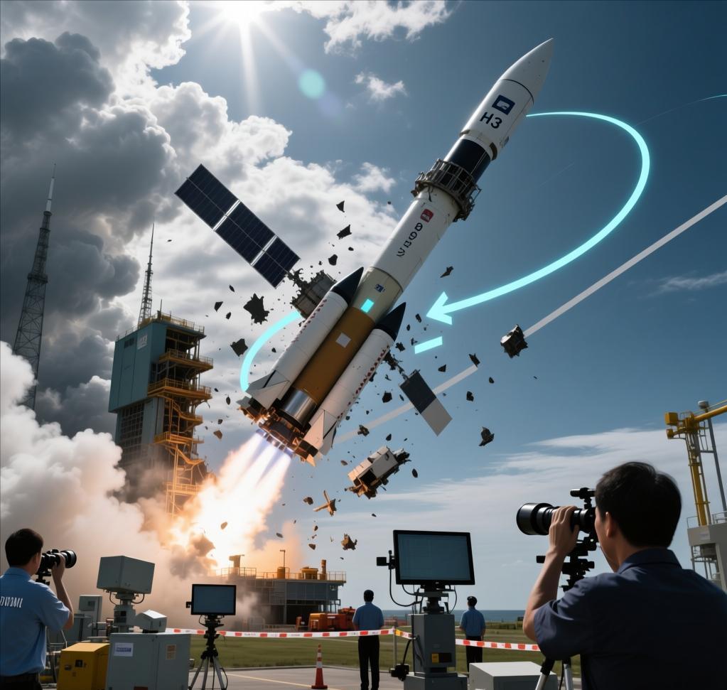 日本火箭发射发动机提前关机当地时间12月22日10时51分，日本H3火箭8号