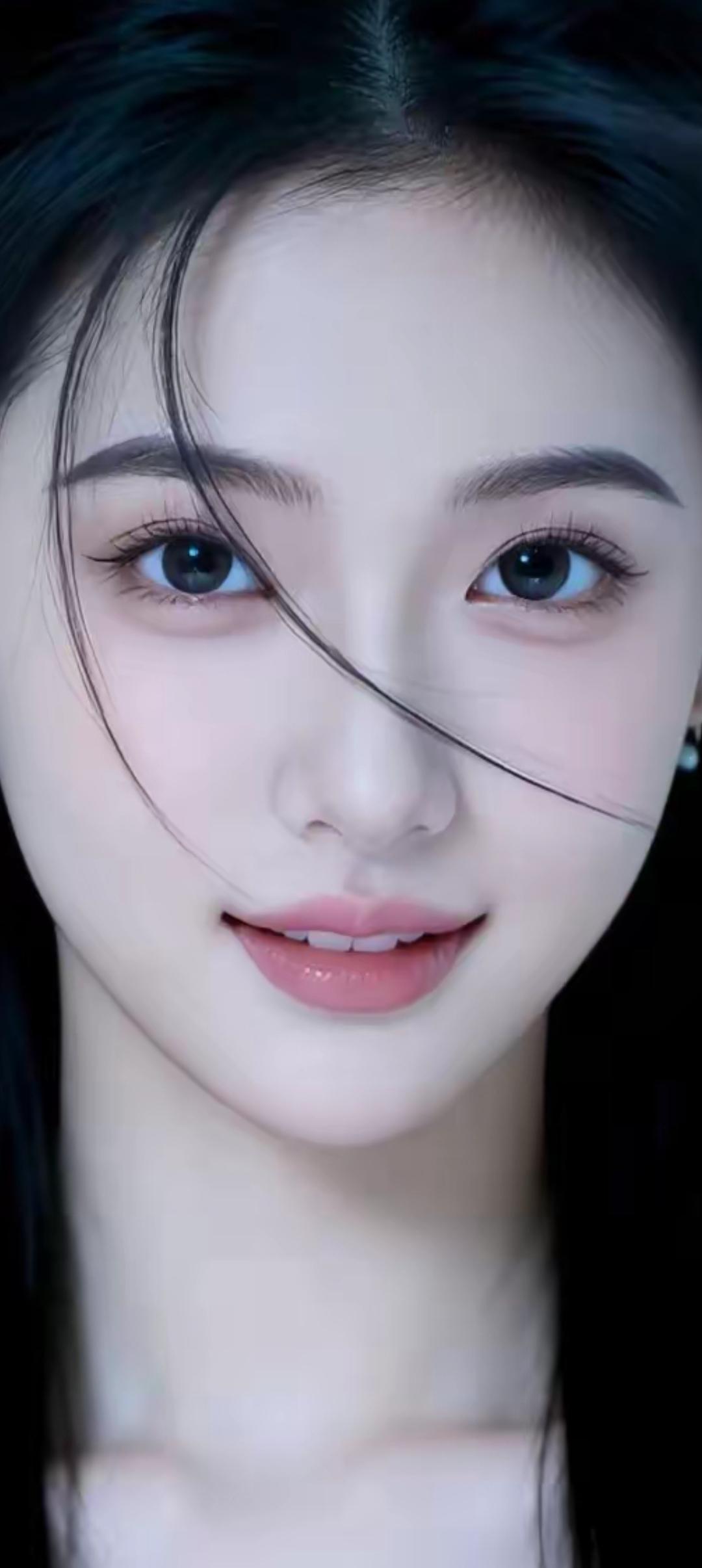 温柔甜美的少女，笑靥如花，美不胜收！🌸💖