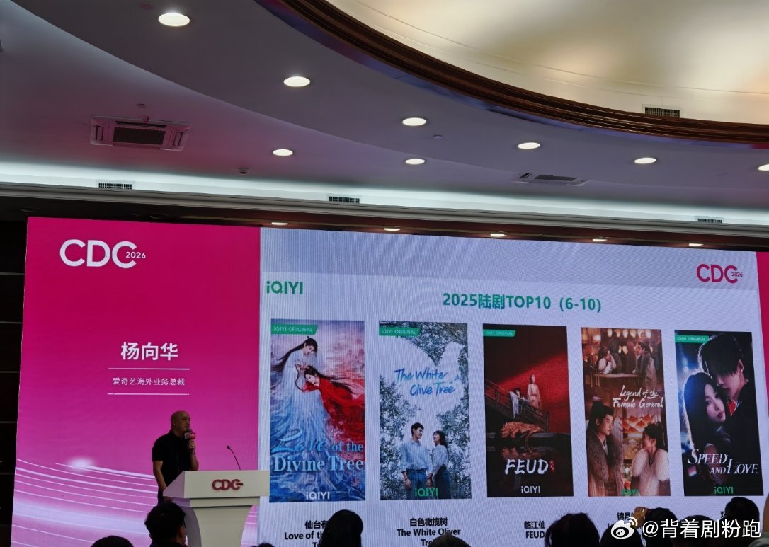 2025爱奇艺🥝海外播放量前十剧集，你看过哪些？TOP1：张凌赫、徐若晗《爱你