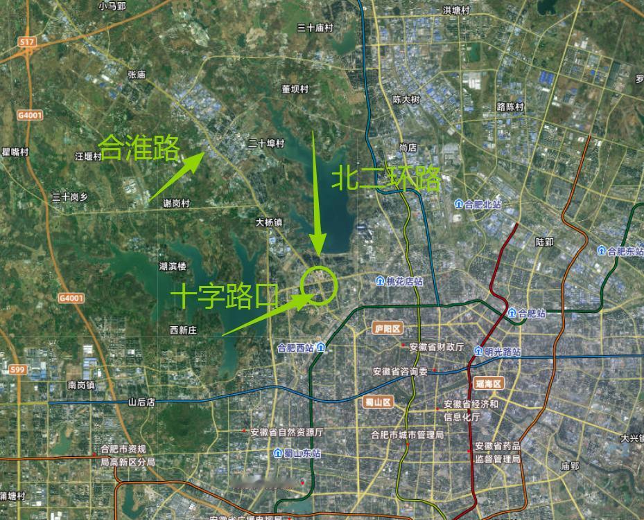 合肥最应该建设，但是还未建设的快速路互通立交桥！北二环快速路与四里河路快速路，