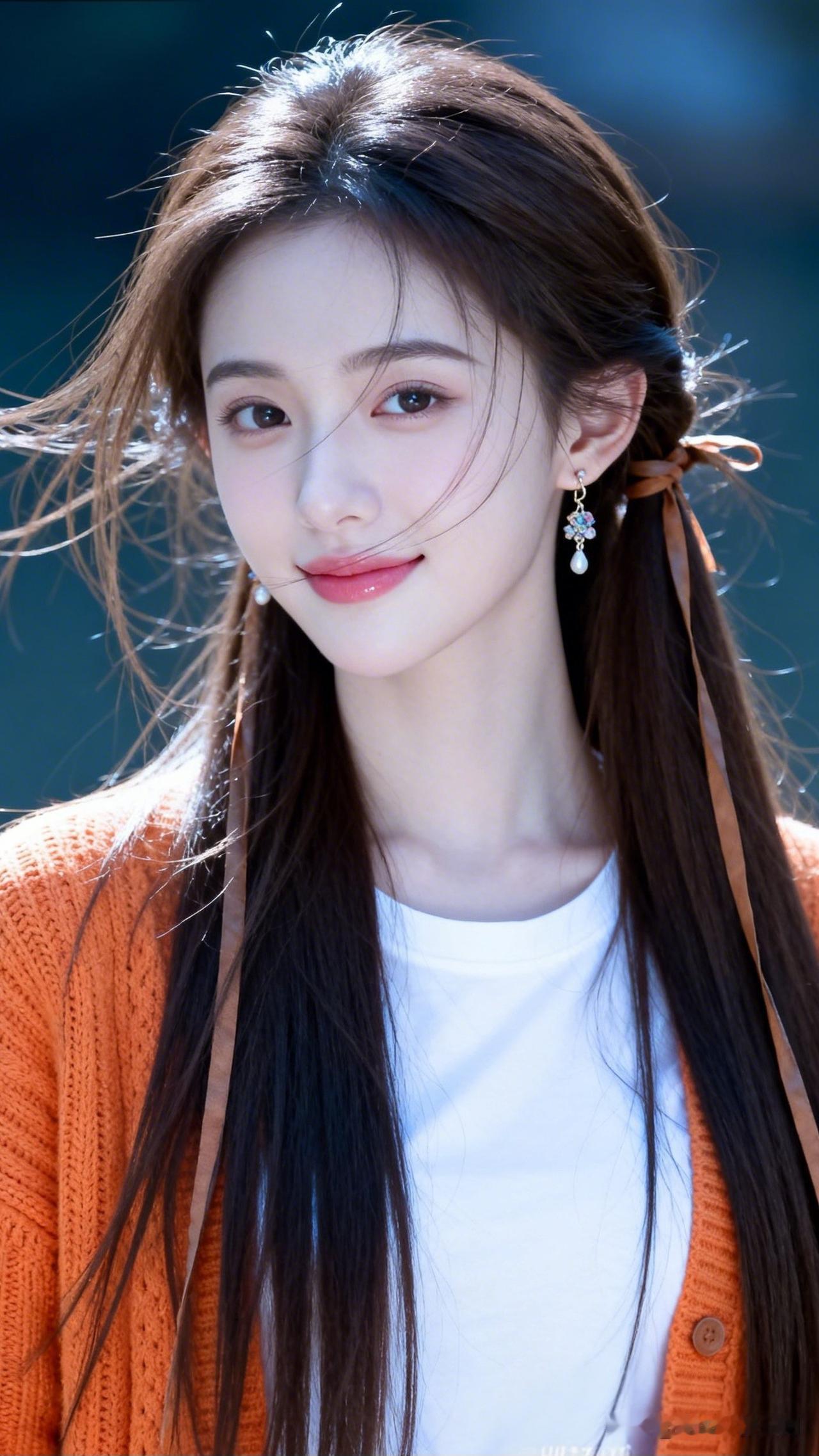 甜美少女风，温柔笑颜，清新自然，元气满满！🌸💖