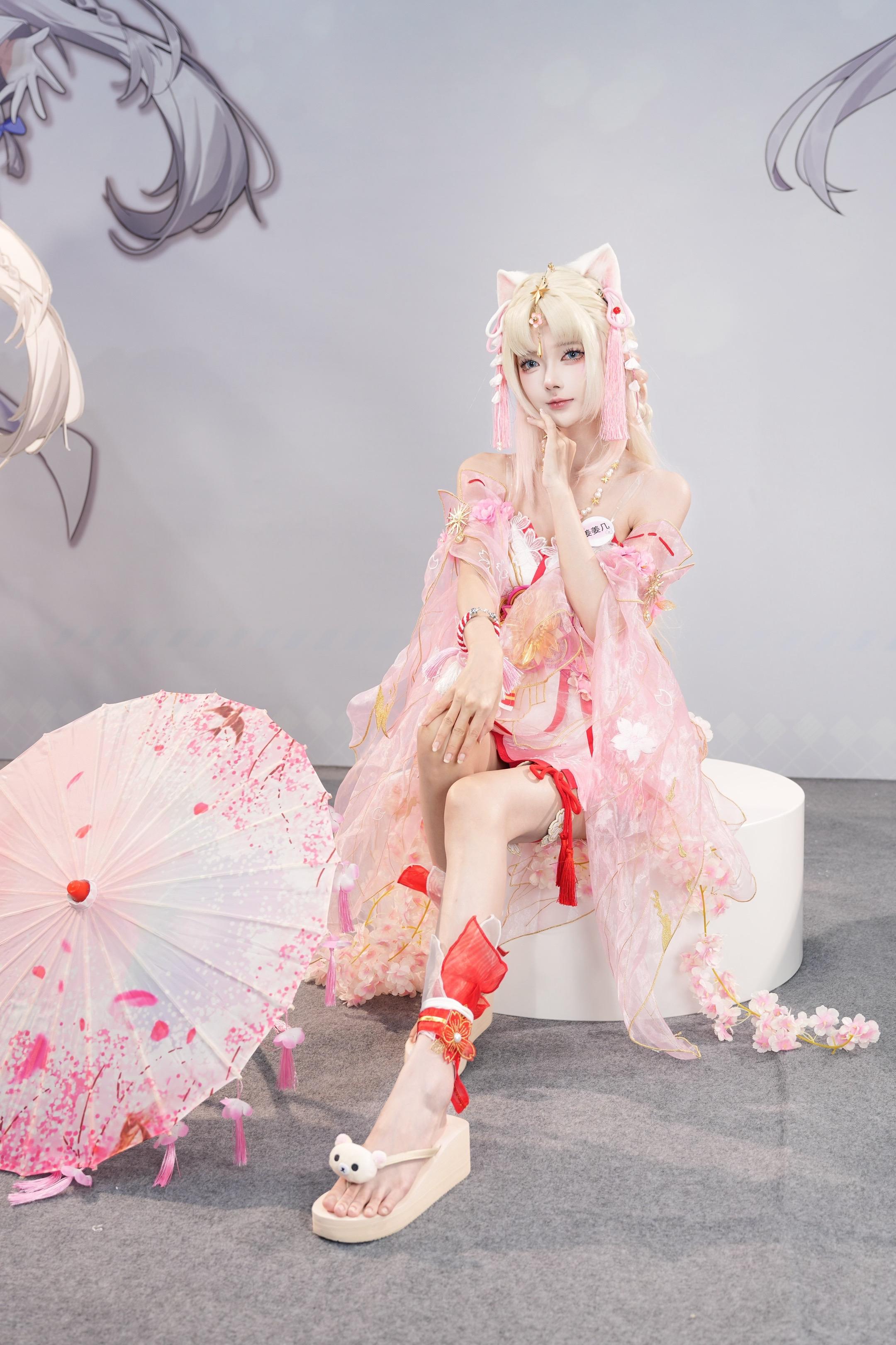 萤火虫漫展 甜妹 永劫无间cos 永劫胡桃 姜姜几