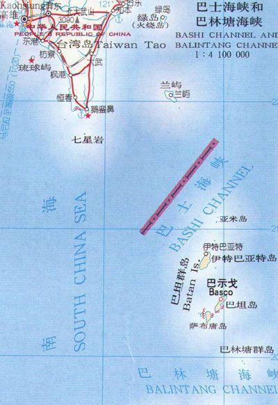 我国台湾岛版图最大的遗憾就是失去了其南部面积偌大的巴坦群岛。整个巴坦群岛拥有数百