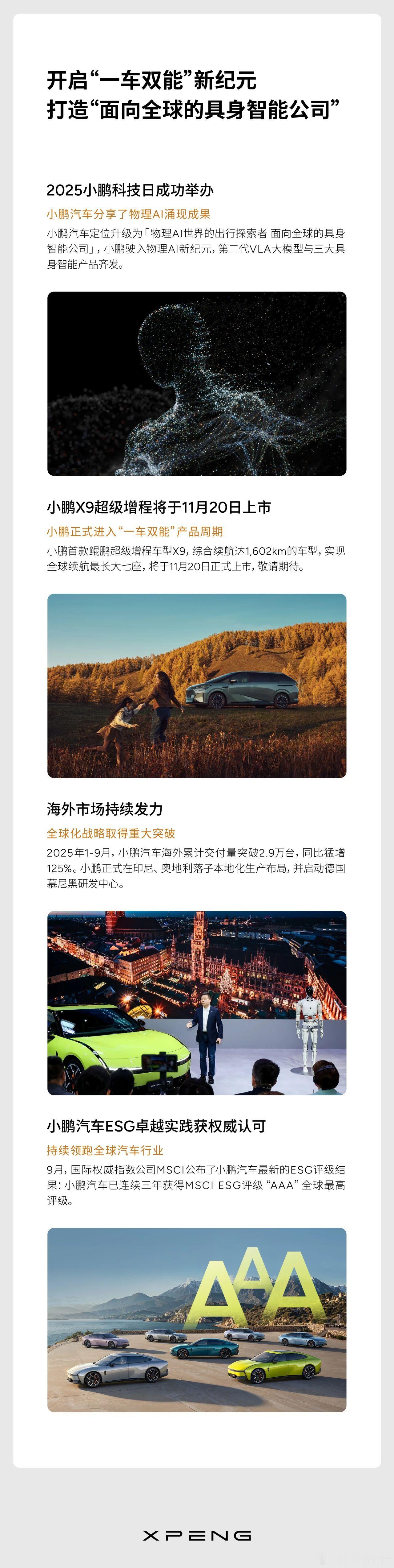 小鹏汽车发布2025年第三季度财报小鹏汽车发布2025年第三季度财报，多项数据创