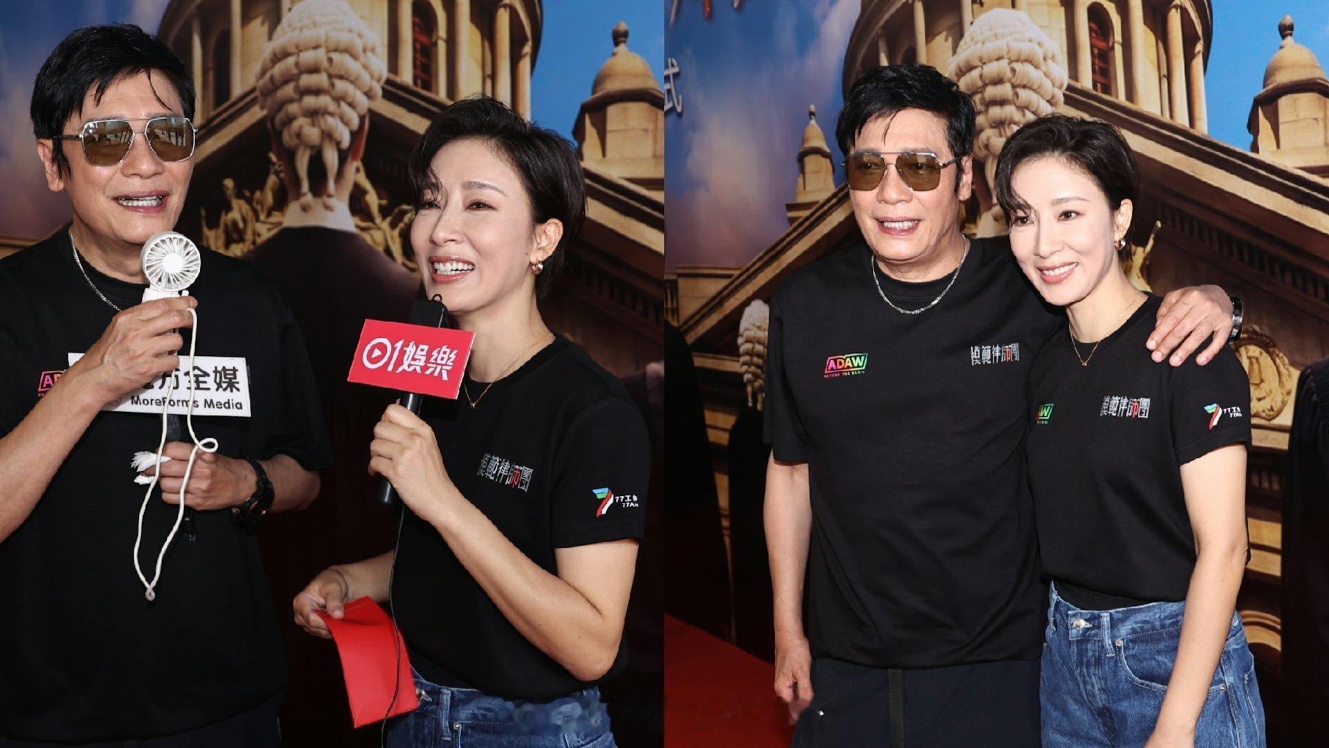 罗嘉良阔别十年重返TVB拍戏杨茜尧换短发全新出发TVB与优酷联合出品剧集《模范