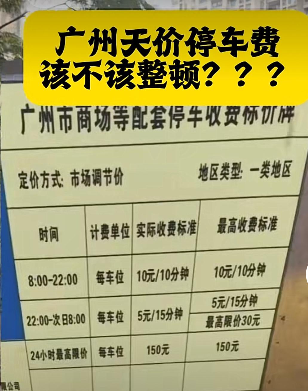 坐享其成的广州高价停车费老板，甜头看来到头了！一线城市北上广深，广州停车收费