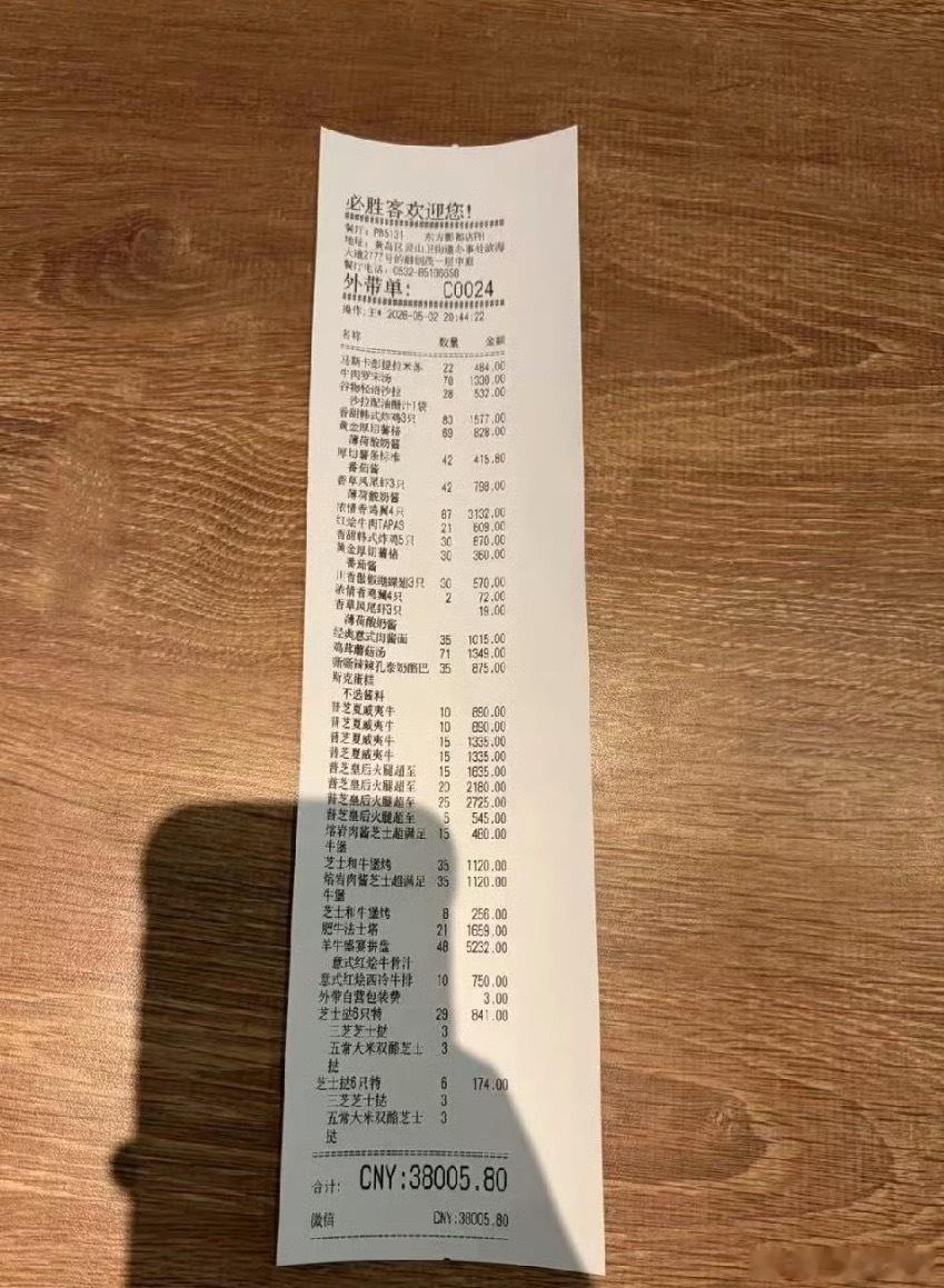 肖战五一请十日终焉全剧组工作人员吃麦当劳、必胜客，喝奶茶🥤单单必胜客都花了3