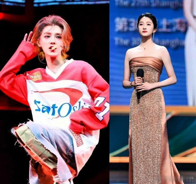 关晓彤确实是藏不住事的年纪近几日，翻看鹿晗四巡演唱会画面及关晓彤参加白玉兰颁奖礼
