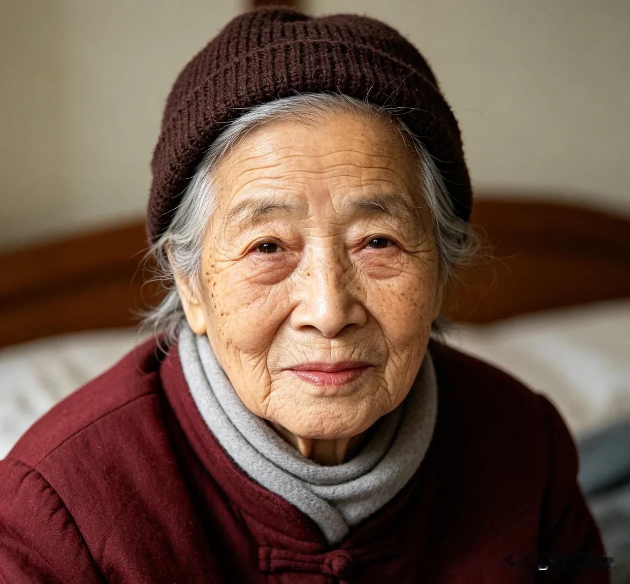 103岁的太奶奶生了五个儿子和三个女儿，去年八个儿女全部相继离世，身边连一个能叫
