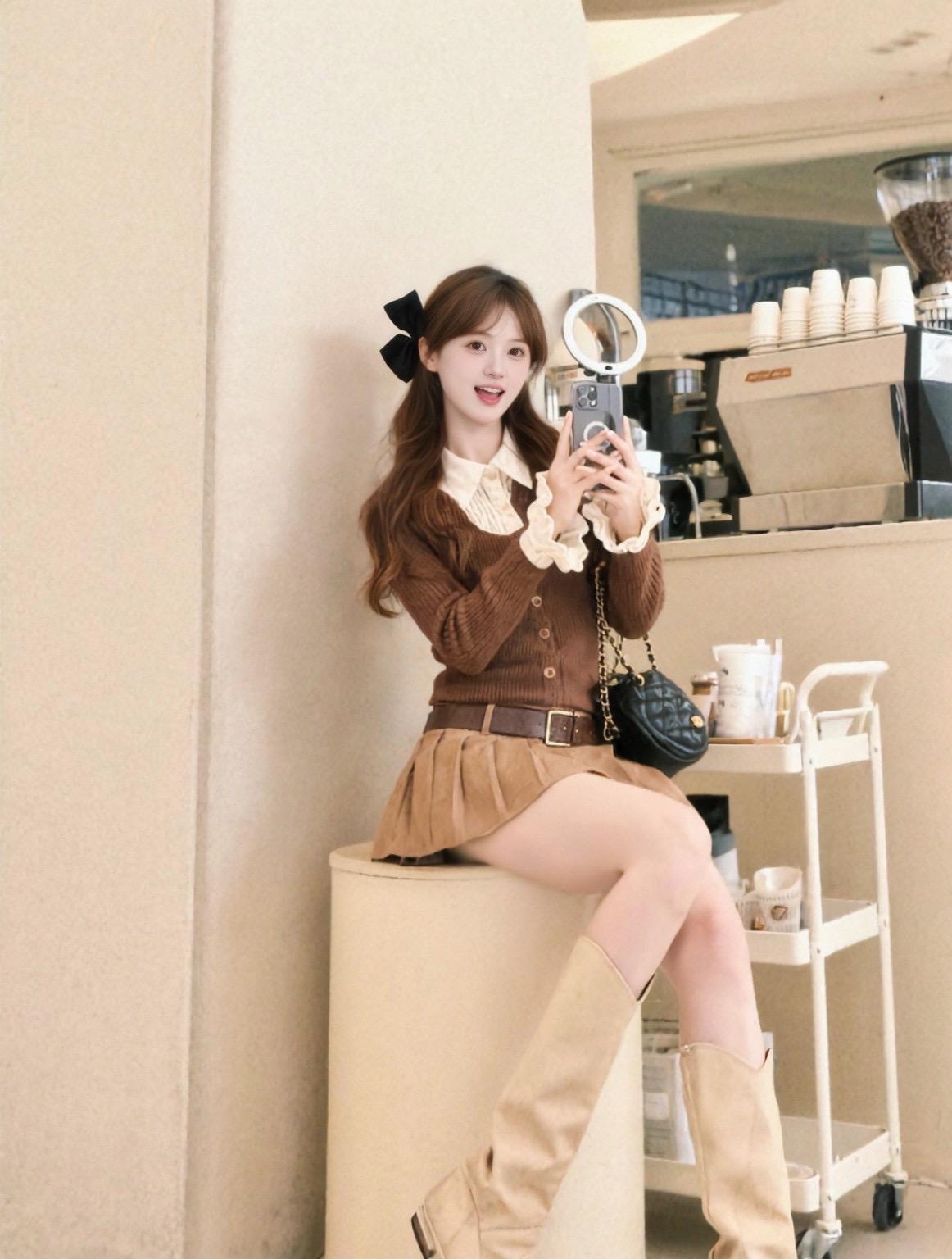 韩系穿搭 辣妹 少女写真 ootd穿搭分享