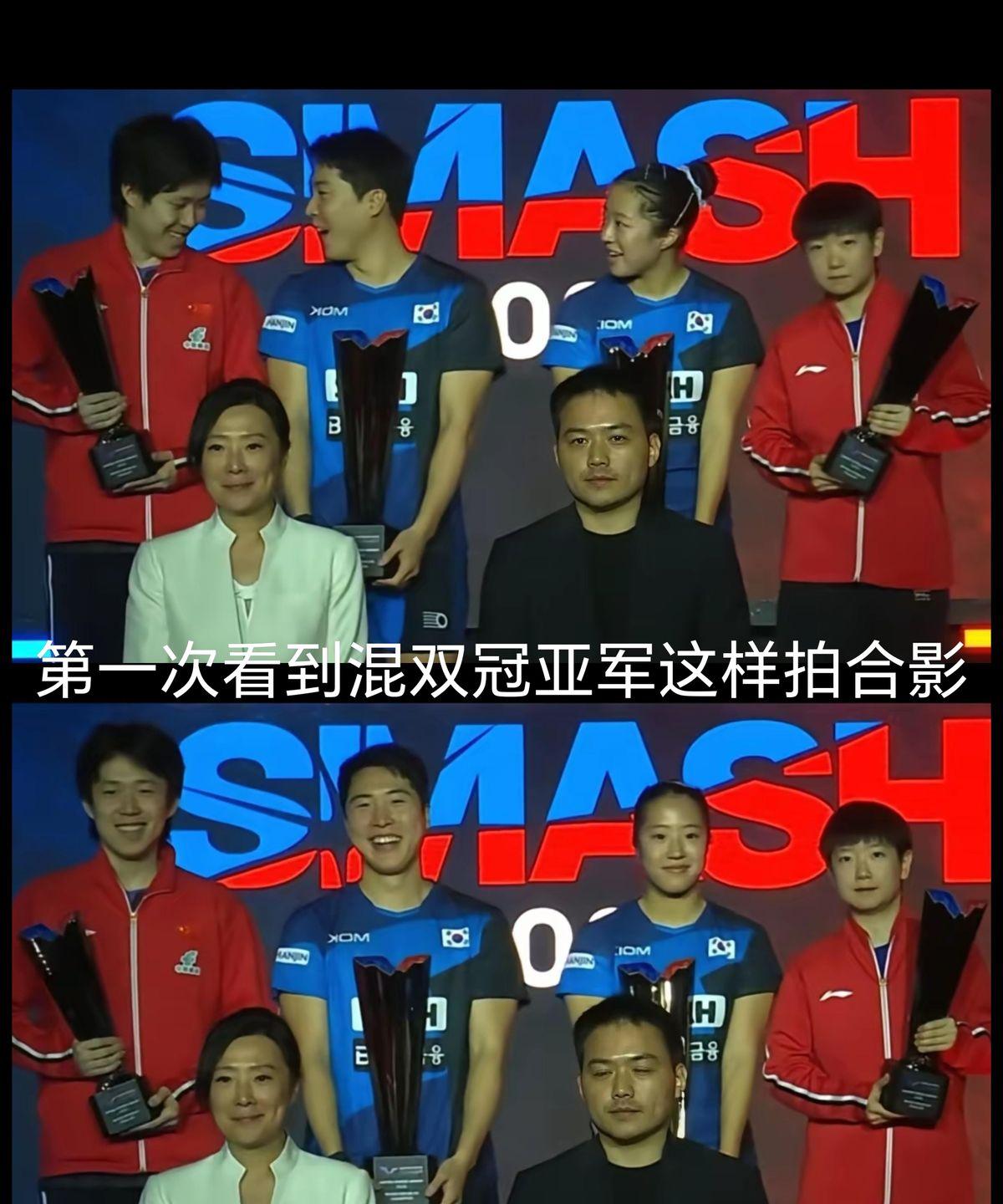 颁奖台上，冠军没站C位，亚军却被推到正中间。这一幕不是彩排失误，而是发生在最近那