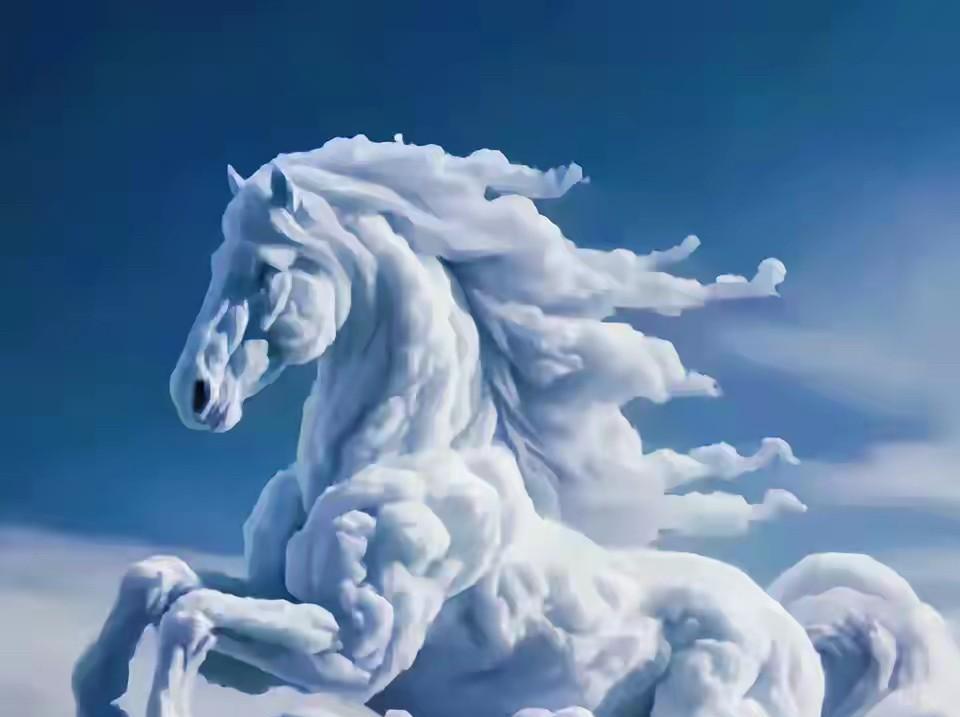 你第一眼看到了什么？测测哪一桩好事会突然降临到你头上？A：白马B：白云凭第