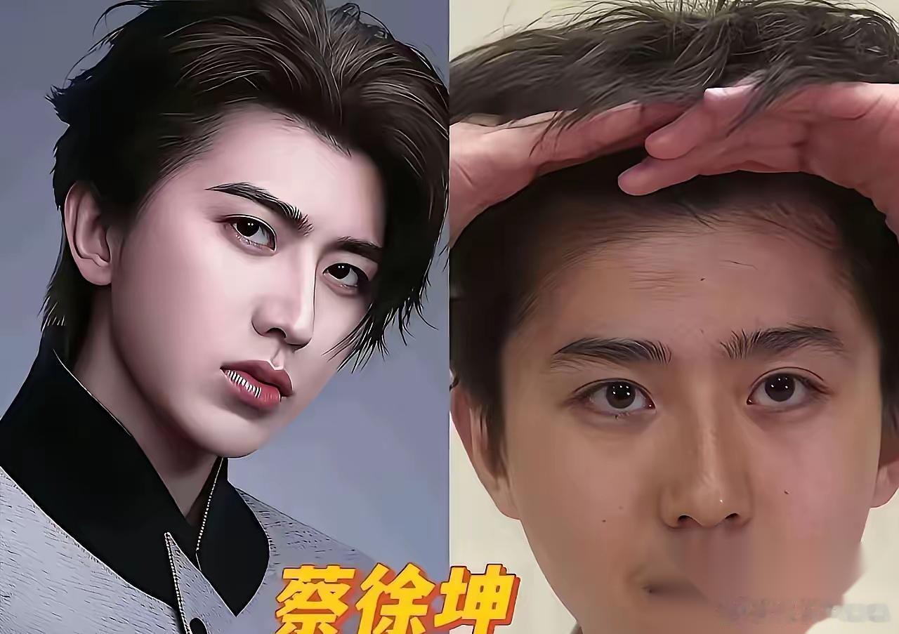傻眼了吧，男星卸妆堪比“换头”？谢霆锋素颜封神，罗晋却惨到认不出！这些平日里的精