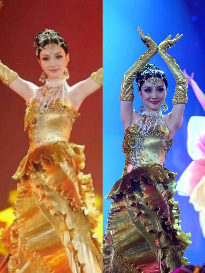 回顾历年金鹰女神造型2006刘亦菲（19岁）2008李小璐（27岁）201