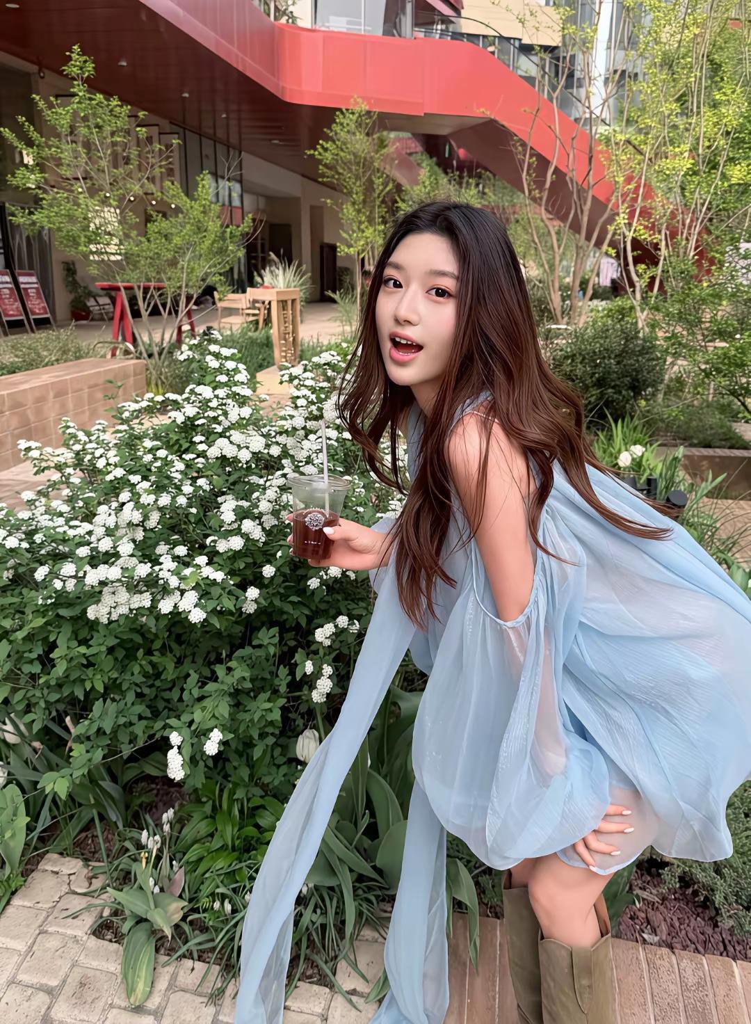 穿这裙子👗不冷吗？穿这双鞋不热吗？