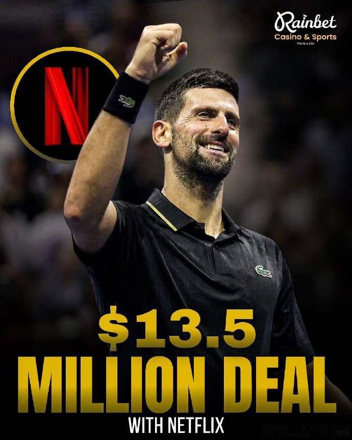 德约科维奇签1350万美金合约拍纪录片网球传奇人物诺瓦克·德约科维奇与Netf