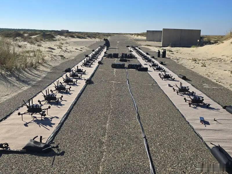 ‼️乌克兰正在部署首个“无人机墙”——一种革命性的防御滑翔炸弹和无人机的防御系