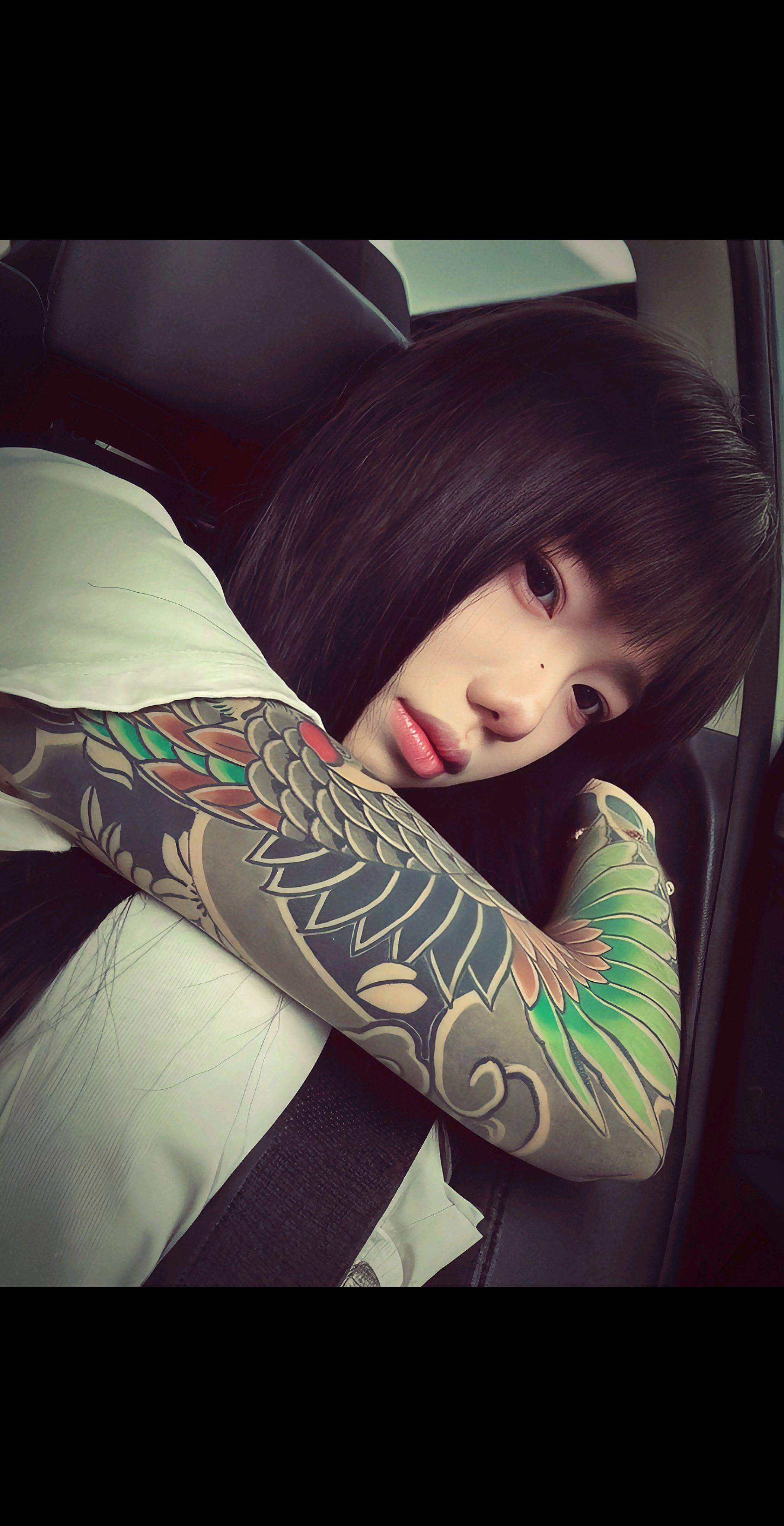 我也有个花臂梦 奈何家父略懂拳脚.