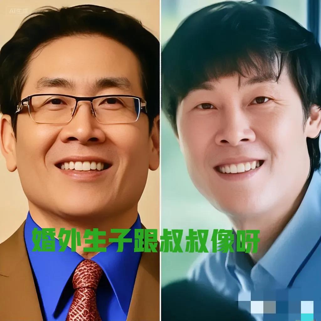 这剧情比小说还抓马！有网友把宗馥莉叔叔照片和所谓“私生子”一对比，好家伙，简直