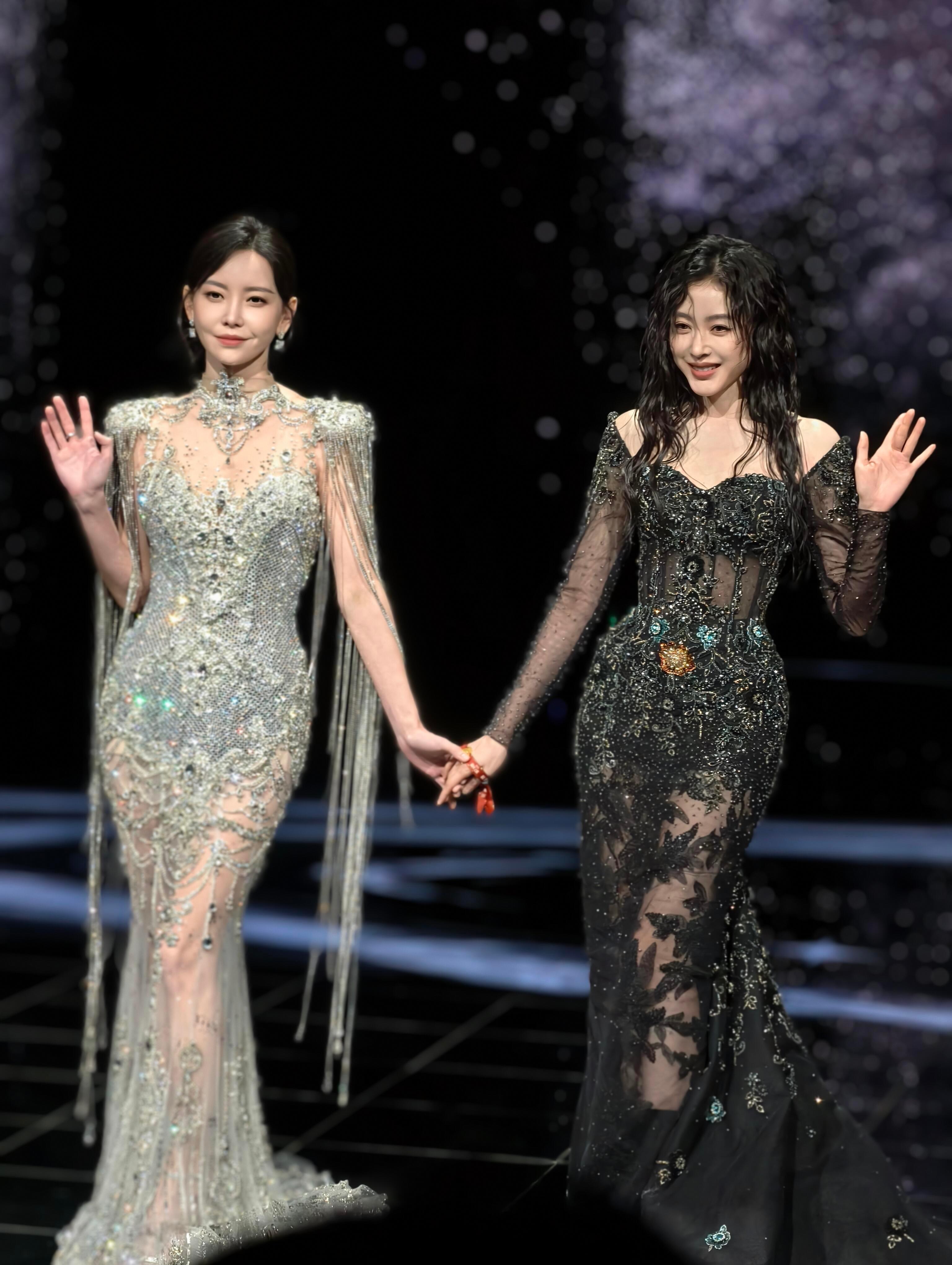 微博之夜红毯之于文文张天爱