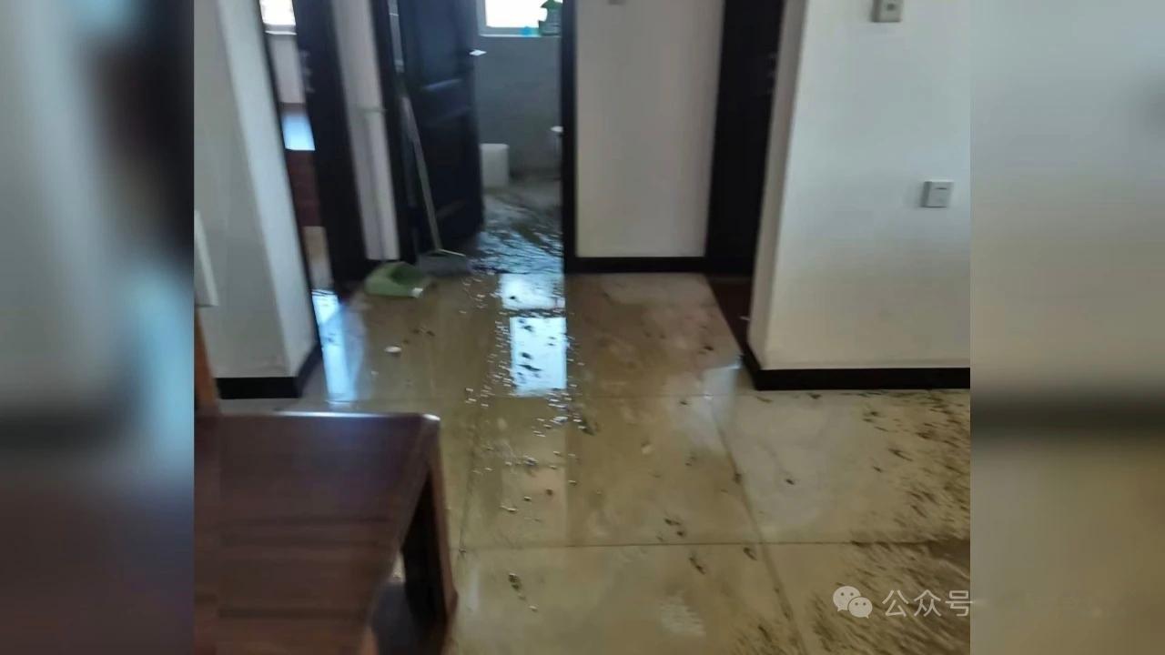 新房一天没住，污水倒灌成了“化粪池”！山东烟台的林先生是中建·悦海和园小区的