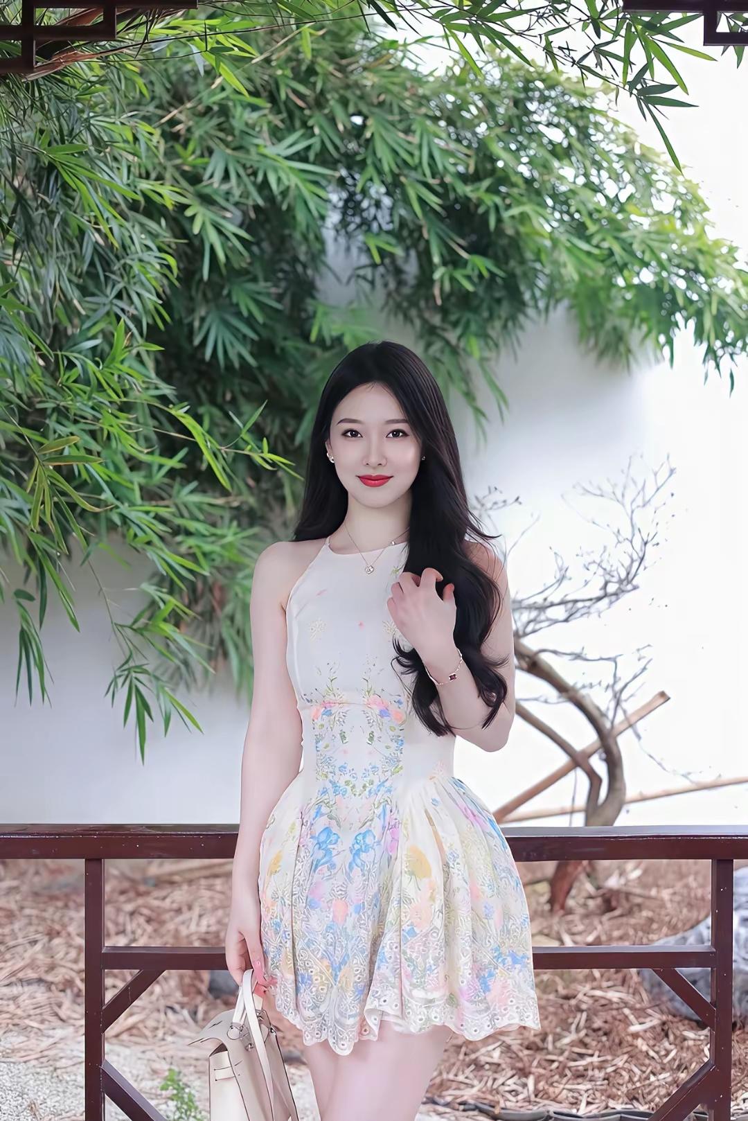 花间美人笑，春意满怀中。