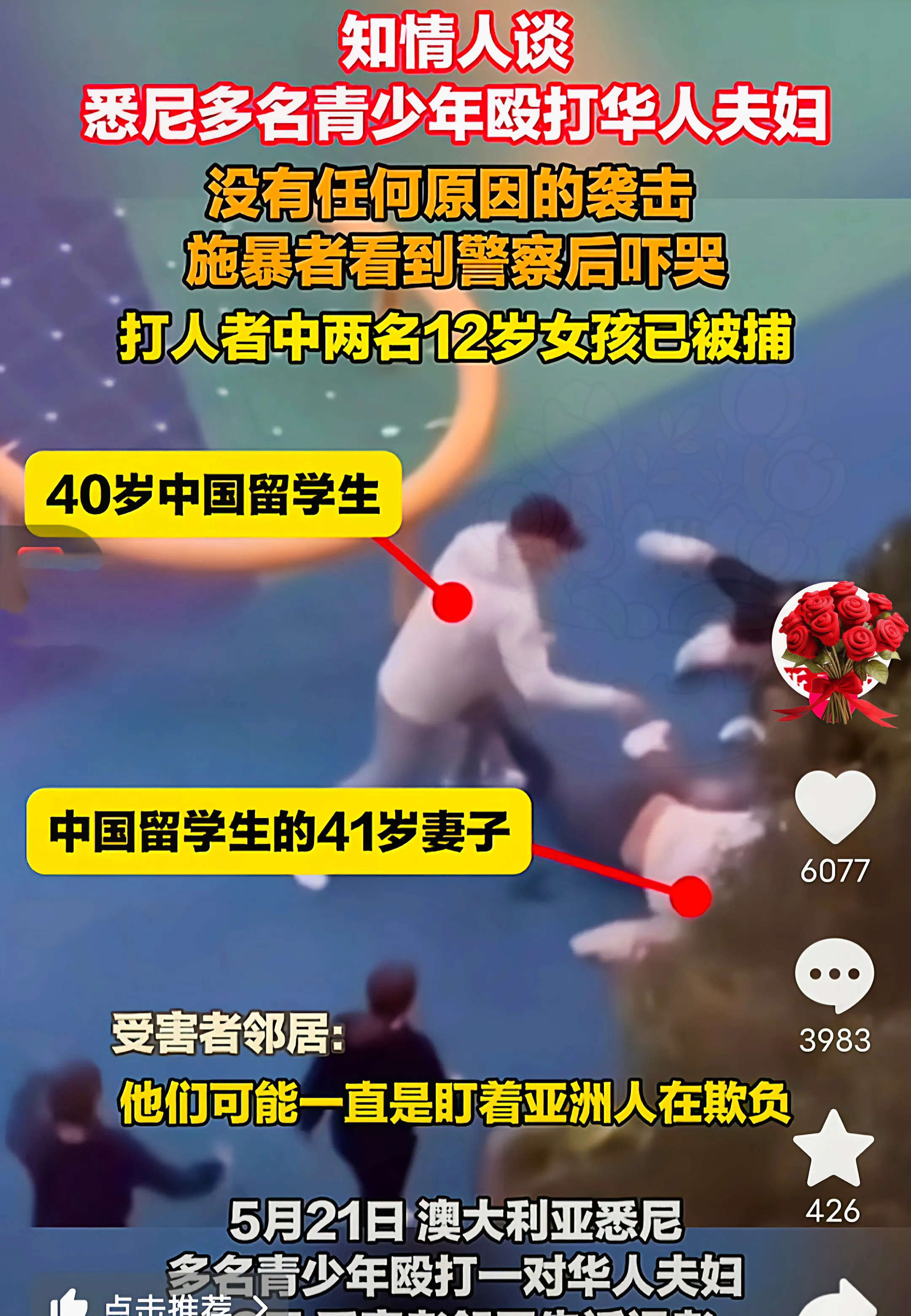 群殴留学生？悉尼混混24小时被团灭---
